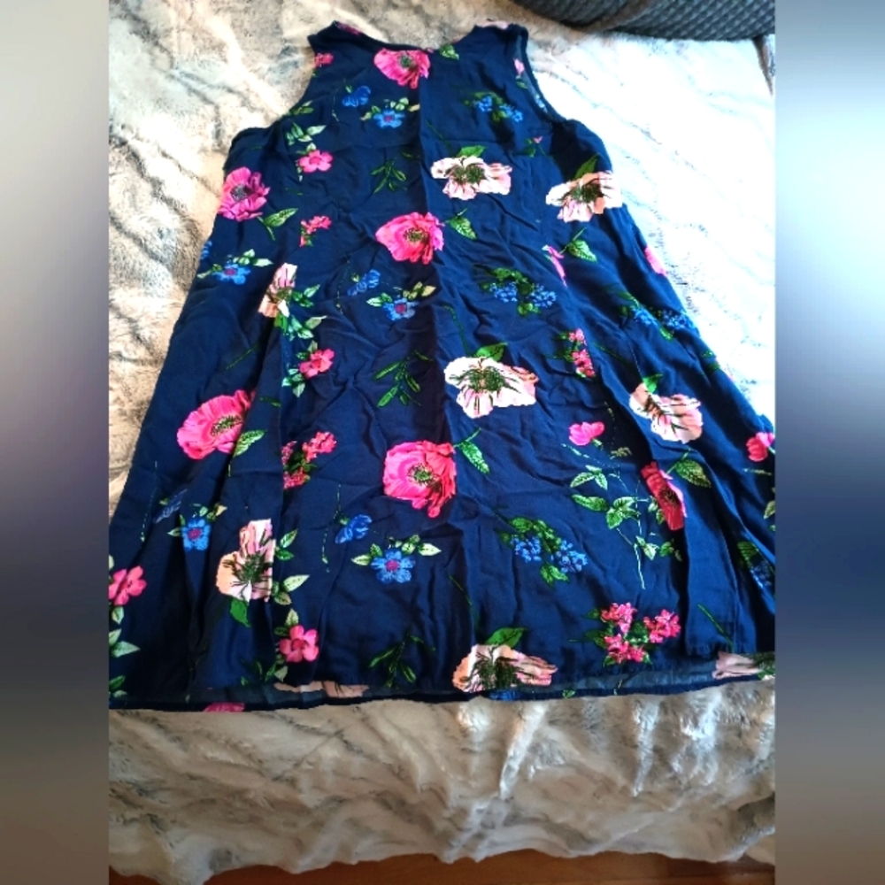 Old Navy Beautiful Flower Tank Dress/Top